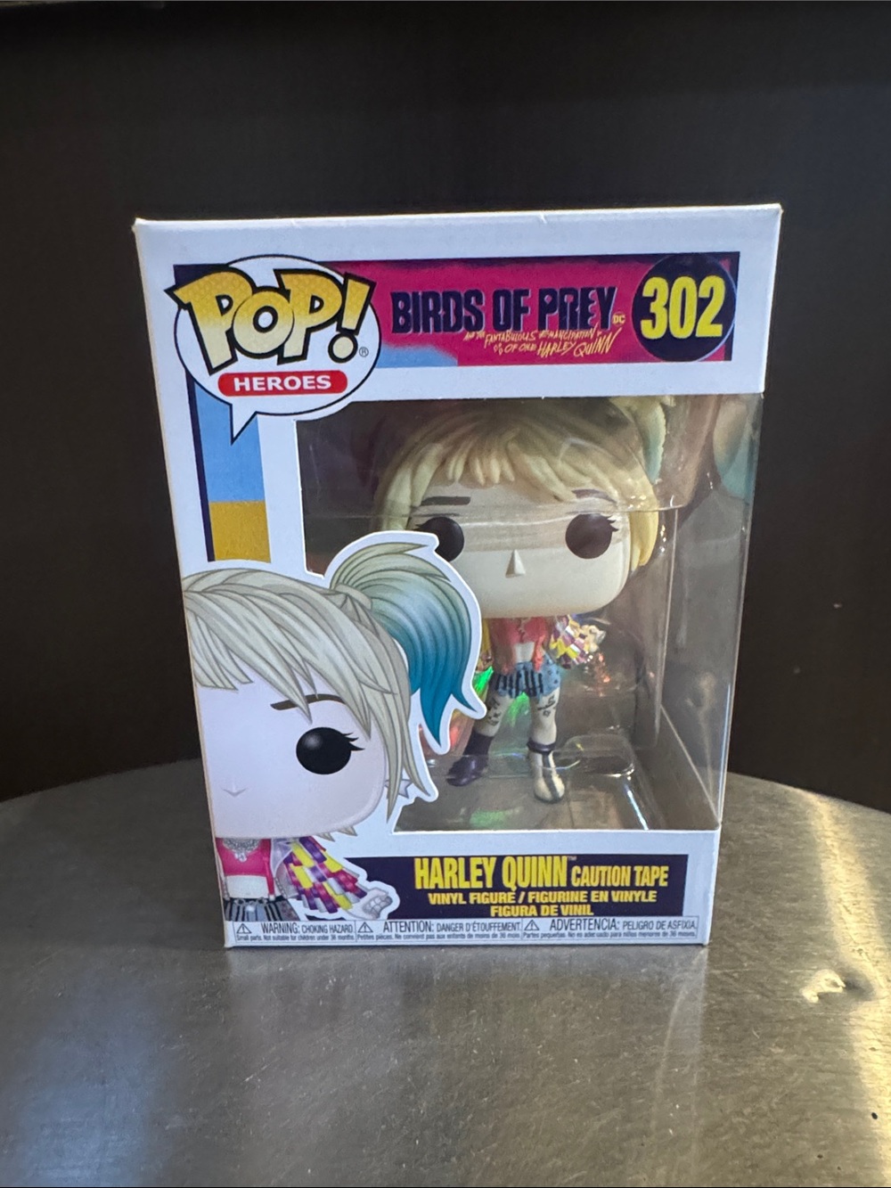 Funko Pop! Heroes Harley Quinn Birds of Prey Figure - Pink, Blue, Yellow